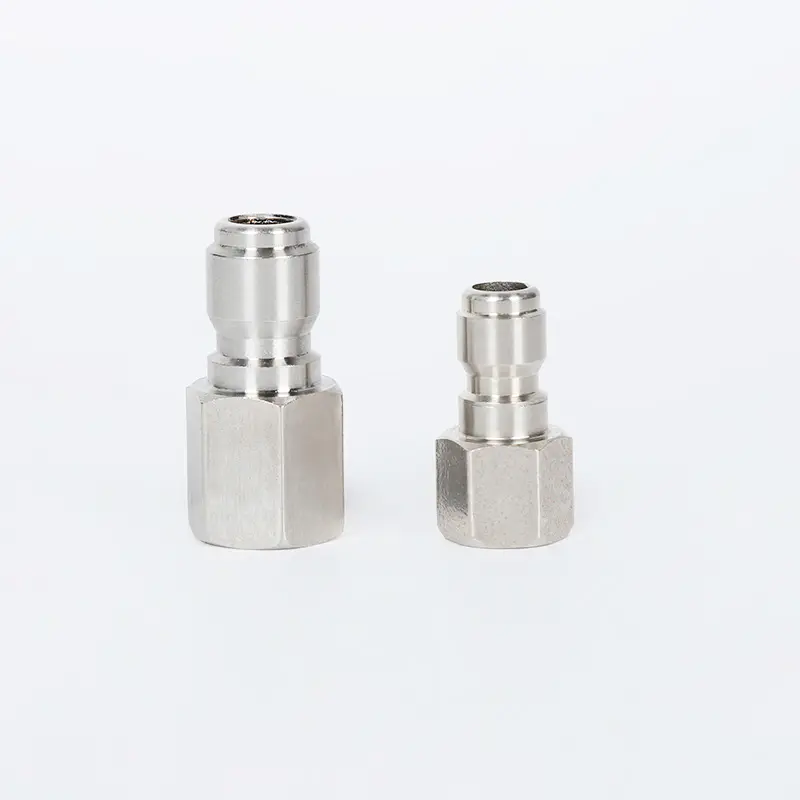 Mesin pembersih tekanan tinggi lurus melalui konektor cepat putar