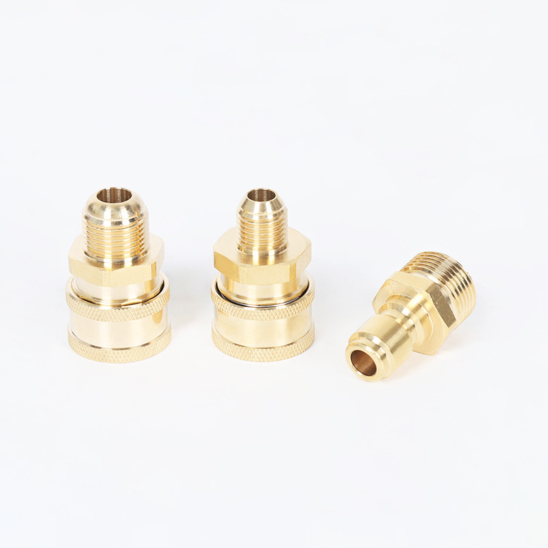 Mesin pembersih mesin cuci mobil bertekanan tinggi tembaga 3/8 steker cepat