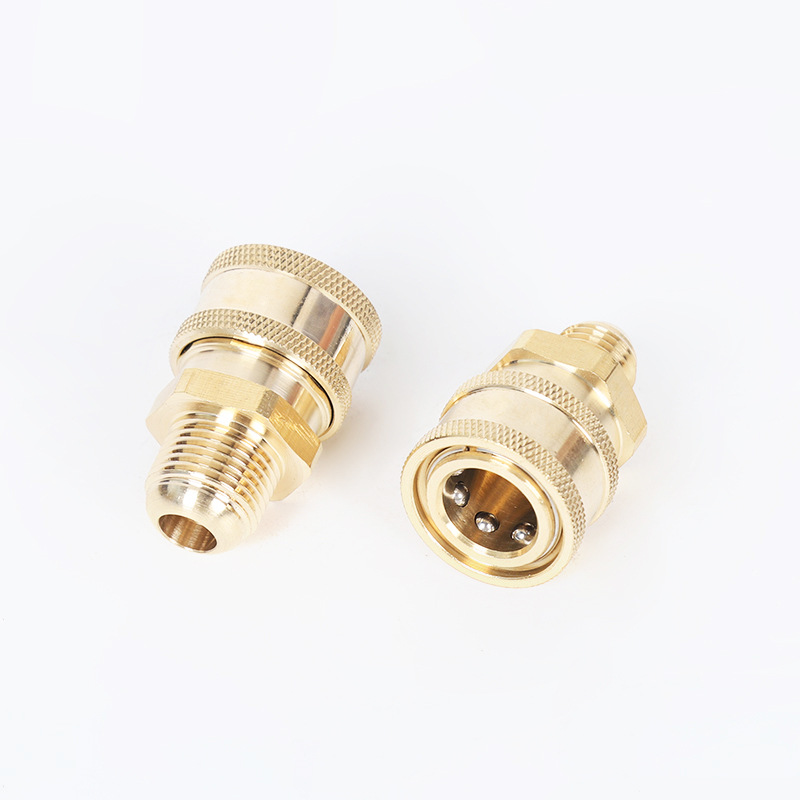 Mesin pembersih mesin cuci mobil bertekanan tinggi tembaga 3/8 steker cepat