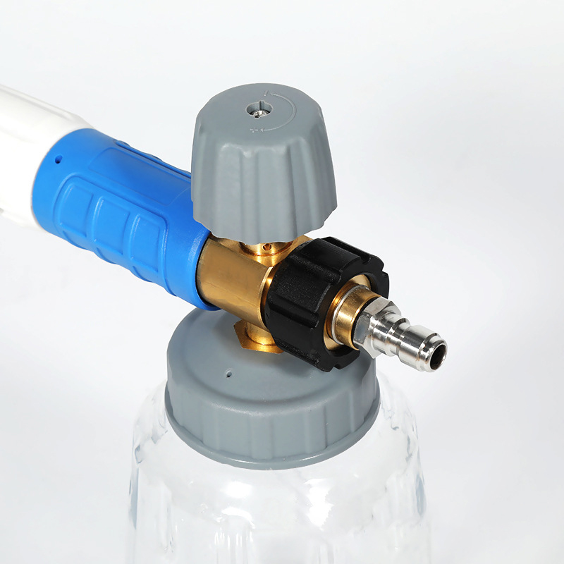 Commercial Tekanan Tinggi Transparan Mobil Cuci PA Pot Busa Mulut Besar Pot