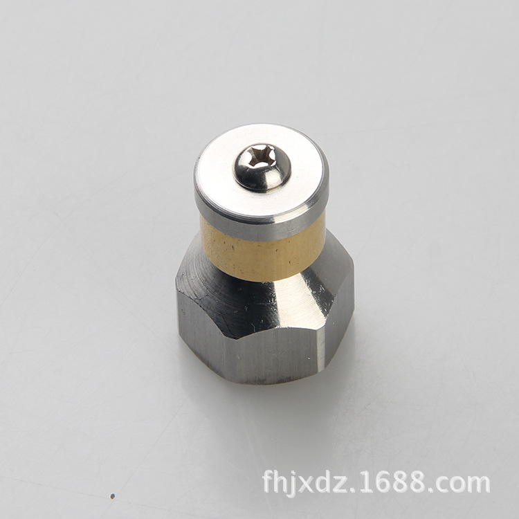 Jalan Pembersih Pipa Stainless Stainling Debu Debu Nozzle Bertekanan Tinggi